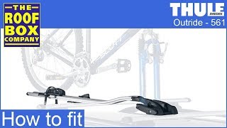 Thule Outride 561 roof mounted bike carrier [upl. by Neu]