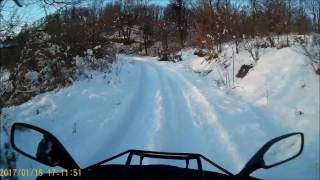 LINHAI 500 4X4 Snow ride [upl. by Eelnodnarb]