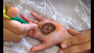 A simple and easy mehandi design for kids  Mylanji  Design 12 [upl. by Padraig]