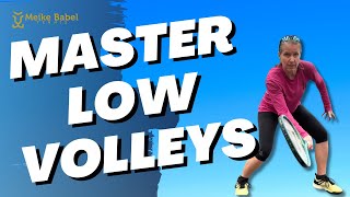 Master The Low Tennis Volley With These Easy To Follow Tips [upl. by Sanfo]