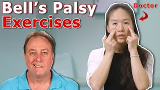 Easy Exercises For Bells Palsy Face Facial Paralysis  Unable to Smile  Physical Therapy [upl. by Ahsitaf]