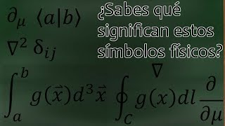 ¿Sabes qué significan estos símbolos físicos [upl. by Brenn]