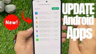 How to update apps on android 2021 [upl. by Sahpec]