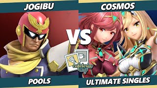 Cafeteria Cup  Jogibu Captain Falcon Vs Cosmos Pyra Mythra Smash Ultimate  SSBU [upl. by Oidgime142]