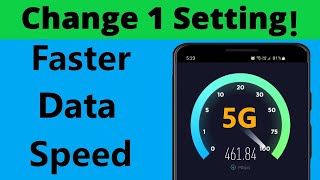 How to get Faster Mobile Data speed when you change a simple setting  Howotosolveit [upl. by Anwadal]