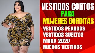 4 NUEVOS VESTIDOS CORTOS PARA GORDITAS 2020  ropa para mujeres gorditas [upl. by Ahsenroc]