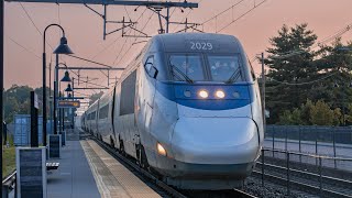 Amtrak Acela amp ACS64 Horn Compilation 2024 [upl. by Decima]