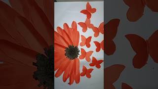 beautiful flower wall hanging making sorts carfts 🥰🥰 [upl. by Bergwall54]