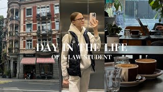 DAY IN MY LIFE AS A LAW STUDENT  uni vlog law school campus life [upl. by Atwood]