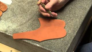 Knife Sheath Making Part 4 Leather Pocket Knife Sheaths for Folding Knives  Carving Leather [upl. by Nnaegroeg]