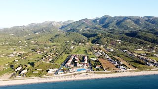 Almyros Beach Resort amp Spa Travel Tip Corfu complete Hotel Video [upl. by Ardnaz]