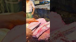 Amazing Tripletail Fish Cutting Skills In Dhaka Fish Market By Expert Cutter shorts [upl. by Kaete]