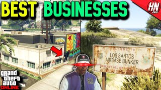 Top 10 BEST BUSINESSES In GTA Online 2024 [upl. by Inglis513]