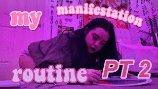 my manifestation routine pt2 [upl. by Fabozzi573]