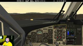 RWDesigns DHC6 Twin Otter for XPlane 10 full flight VFR on PilotEdge with commentary [upl. by Tami]