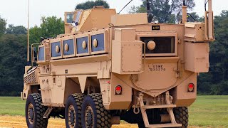 Stunning Video Of the US MRAP Vehicles During Mobilization Training [upl. by Markman]