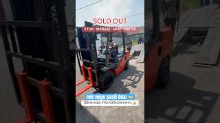 TERJUAL 3 TON TOYOTA MAST 3 METER MANUAL forkliftindonesia shortvideo [upl. by Raynold]