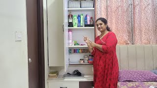 My dressing table organizationTips to organizeMy family vlogs Telugu [upl. by Krissy]