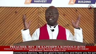 PREACHER REV DR KAPEMBWA KONDOLO RTD [upl. by Hugh]