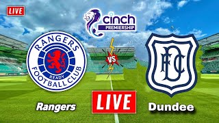 Rangers vs Dundee Live Streaming  Scottish Premiership  Dundee vs Rangers Live [upl. by Percival]