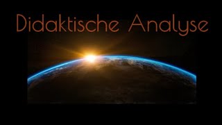 Didaktische Analyse [upl. by Krug]