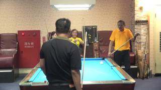 趙豐邦  周婕妤 VS Efren Reyes  Francisco Bustamante [upl. by Obel]