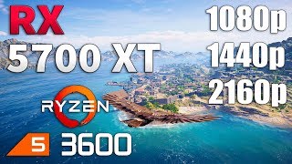 RX 5700 XT  Ryzen 5 3600 Test in 10 Games [upl. by Damle1]