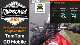 TomTom GO Mobile  Motorrad NavigationsApps Vergleichstest 76  101 [upl. by Rialc134]