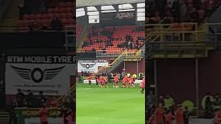 Players welcome at tannadice park today v ross county [upl. by Euqinobe357]