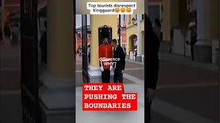 Why Are Tourists PUSHING Royal Guards Limits thekingsguard kingsguard uk respect guard [upl. by Celin]