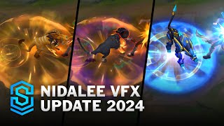 Nidalee VFX Update Comparison  League Of Legends [upl. by Ynohtnael]