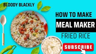 meal maker fried rice recipe in Tamil 😋😋 bloody balckyy [upl. by Nohshan151]