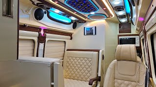 NEW MINI CARAVAN IN FORCE TRAVELLER 3350 MODEL SUN ROOF HYDROLIC LIFT STAGE AND CONVERTED BED 95 [upl. by Naghem472]