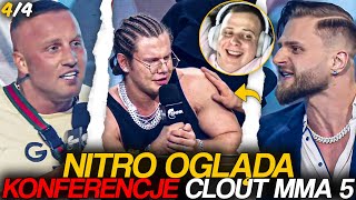 NITRO OGLĄDA KONFERENCJE CLOUT MMA 5 44 [upl. by Halyhs791]