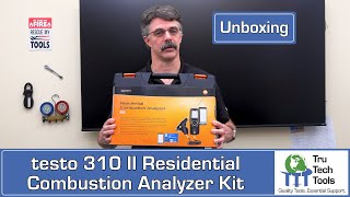 Unboxing the testo 310 II Residential Combustion Analyzer Kit with Configurable Display amp Smart App [upl. by Jaddo]