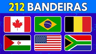 ADIVINHE TODAS as Bandeiras do Mundo 🌍  Adivinhe o País pela Bandeira  Mestre Quiz [upl. by Leisam326]