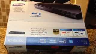 Unboxing blu ray Samsung modelo BDE5300 [upl. by Nnaeirual]