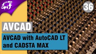 AVCAD with AutoCAD LT and CADSTA MAX [upl. by Kinemod]