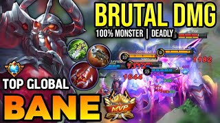 BANE BEST BUILD 2023  TOP GLOBAL BANE GAMEPLAY  MOBILE LEGENDS✓ [upl. by Giverin]