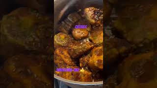 Browning Oxtails cooking foodie oxtails shortsfeed subscribe 🇹🇹 [upl. by Toor]