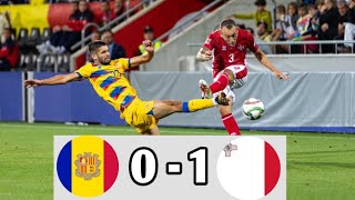 Andorra vs Malta 01 Highlights  UEFA Nations League 2024 efootball [upl. by Farnsworth]