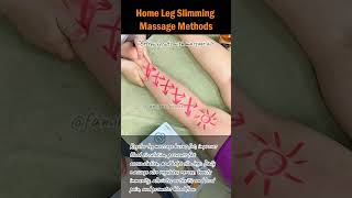 Home Leg Slimming Massage Methods legmassage slimmingmassage homemassage legcare legslimming [upl. by Lupee192]