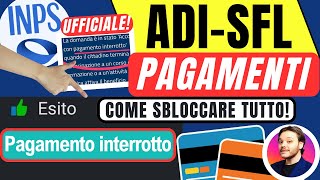 ULTIM’ORA INPS🔴 ADI  SFL 350€✅ PAGAMENTO INTERROTTO⚡️NUOVO ISEE  Nuovo SMS CARTE [upl. by Theodor]