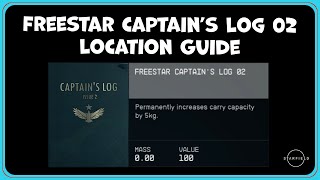 Freestar Captains Log 02 Location Guide  Starfield [upl. by Ylrad]