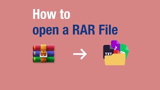 How to open a RAR File  WinRAR Video [upl. by Isabelita]