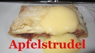 Falscher Apfelstrudel  Schnelles Dessert [upl. by Nogam]