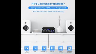 Amplificateur Audio HiFi AK 45 mon test final [upl. by Oiuqise]