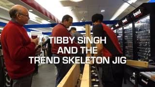 Trends Tibby Singh Demonstrating the Skeleton Hinge Jig [upl. by Cargian]