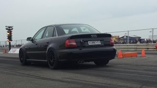 Audi RS4 Limo 1100hp Hannover Hardcore Speeddays  King of Germany 11062016 [upl. by Dav]