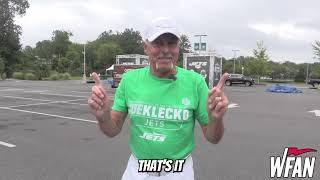 Joe Benigno arrives at Jets camp [upl. by Llered]